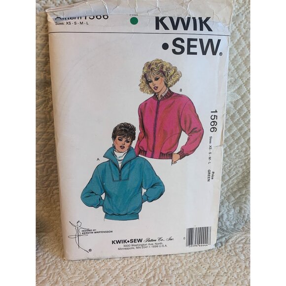 Kwik Sew Misses Jacket Sewing Pattern sz XS-L 1566 - uncut - Picture 1 of 5